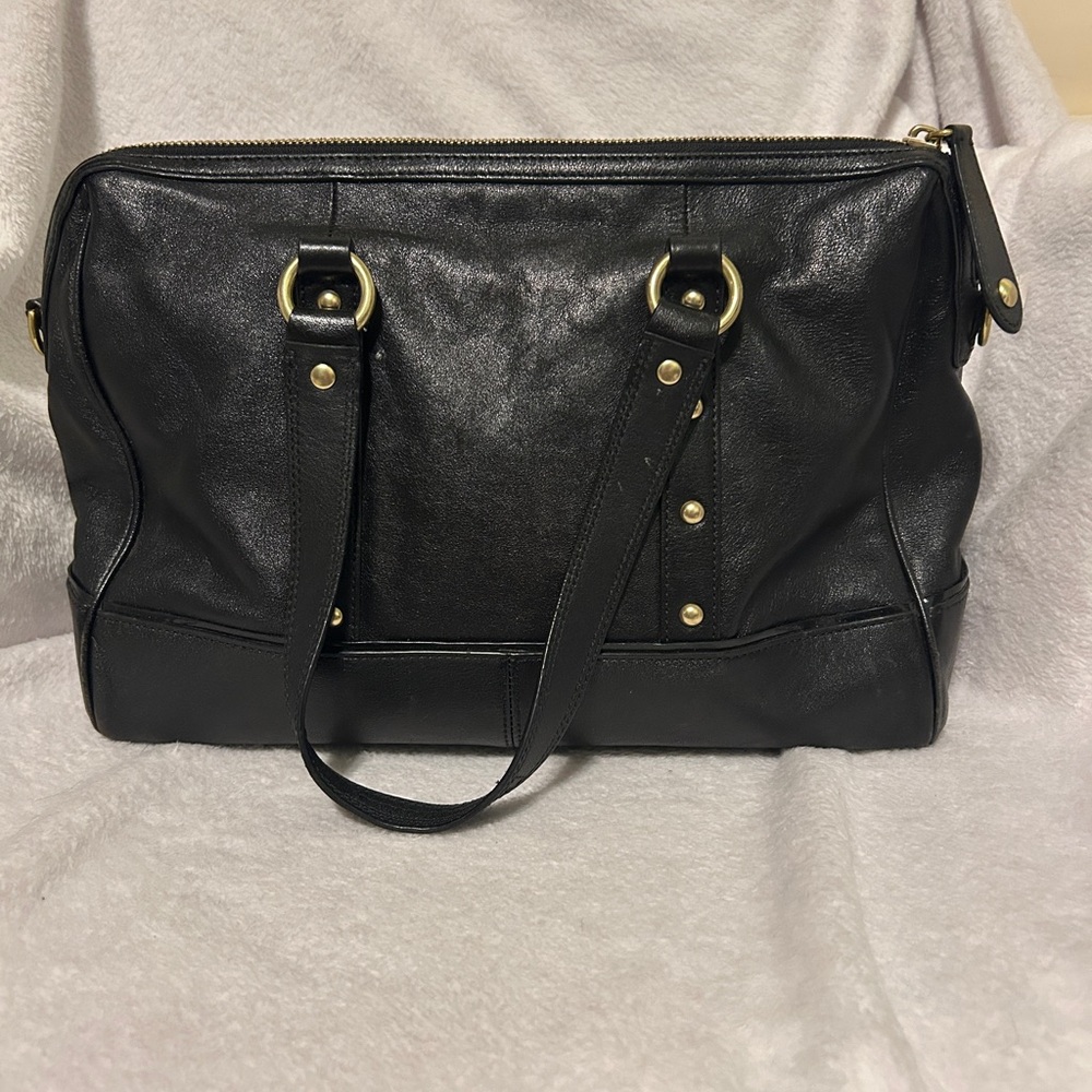 Studded Coach Shoulder Bag - Picture 3 of 14